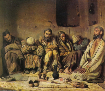 Comedores de Opio - Vasily Vereshchagin, 1868